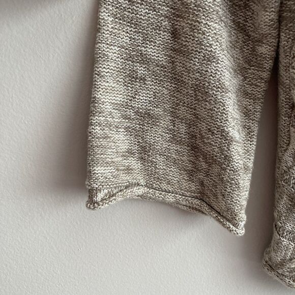 Nomadic Traders Womens Beige Loose Knit Sweater Size Medium 3/4 Sleeves Cotton - Picture 4 of 10